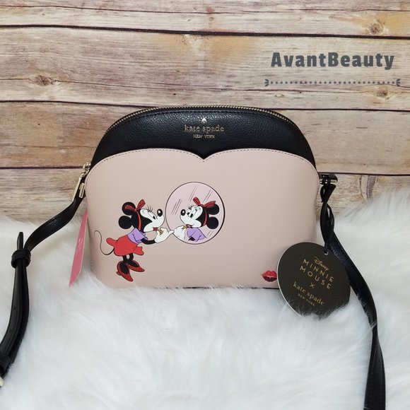 Kate spade Minnie Crossbody Disney KSNY Black Red - Picture 12 of 16